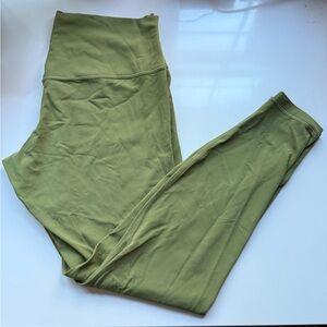 Lululemon Wunder Under Align Leggings Size 14 Color Matcha Green